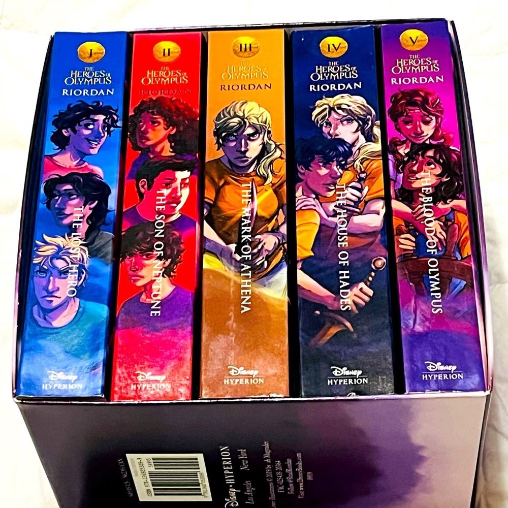 New Boxed Set The Hero’s Of Olympus Disney Series 10th Edition Rick Riordan